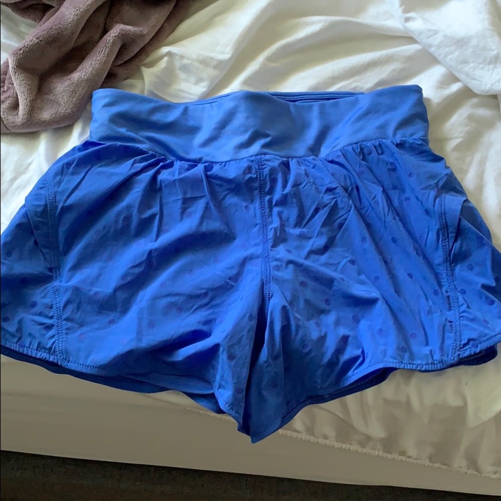 Fabletics blue Austyn run short